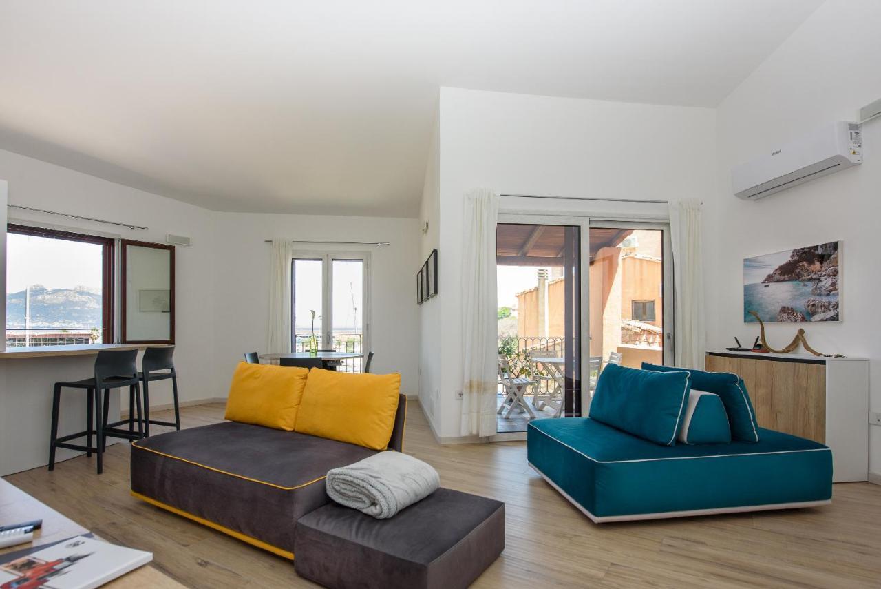 Apartmán Loft Lungomare Vista Mare E Monti Àrbatax Exteriér fotografie